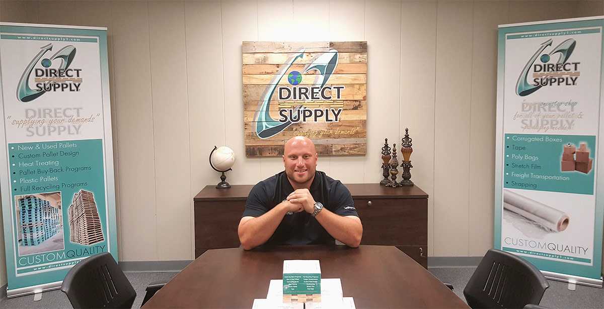 Anthony Farinella in Direct Supply conference room